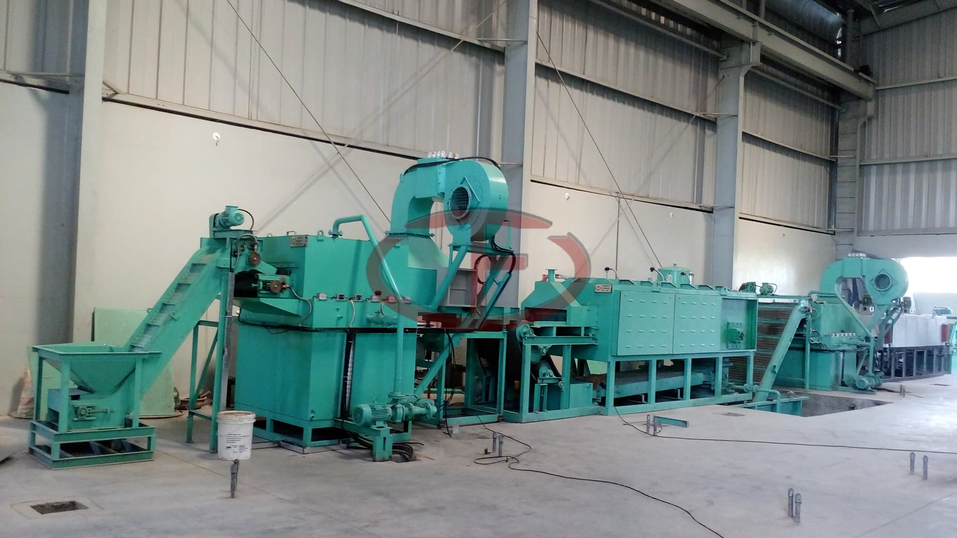 Continuous Mesh-Belt Hardening & Tempering Line